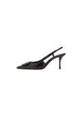 Chaussures À Talons Vernis Avec Anneau