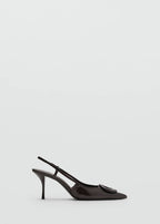 Chaussures À Talons Vernis Avec Anneau