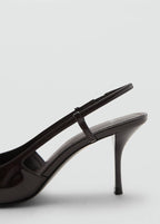 Chaussures À Talons Vernis Avec Anneau
