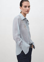 Blouse Lyocell Brodée