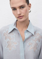 Blouse Lyocell Brodée