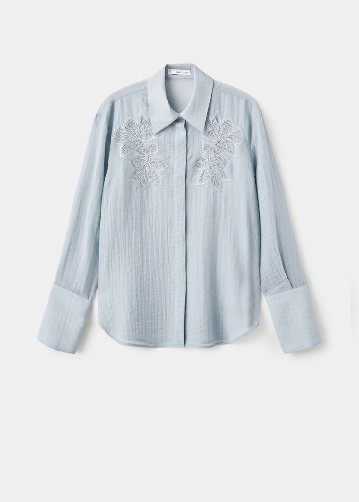 Blouse Lyocell Brodée