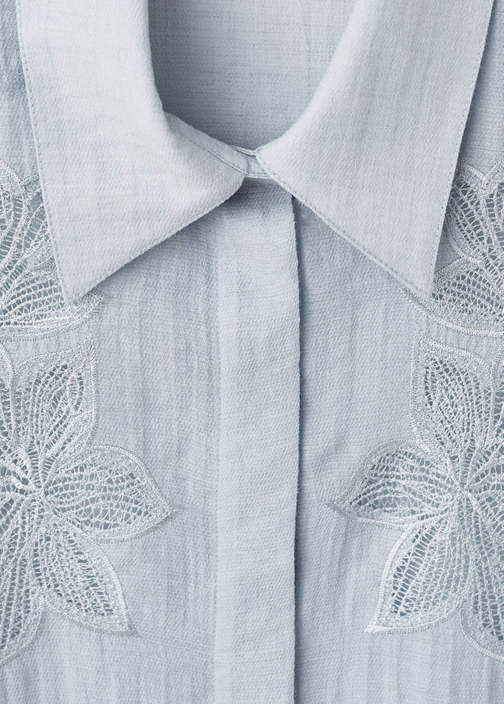 Blouse Lyocell Brodée