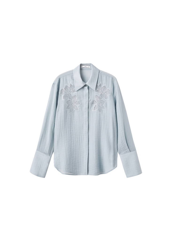 Blouse Lyocell Brodée