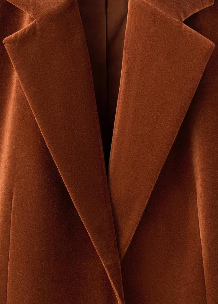 Blazer Costume Velours À Poches