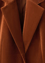 Blazer Costume Velours À Poches