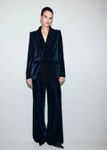 Blazer Velours Croisé