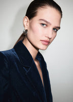 Blazer Velours Croisé