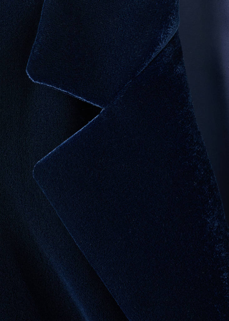 Blazer Velours Croisé