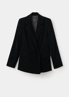 Blazer Velours Croisé