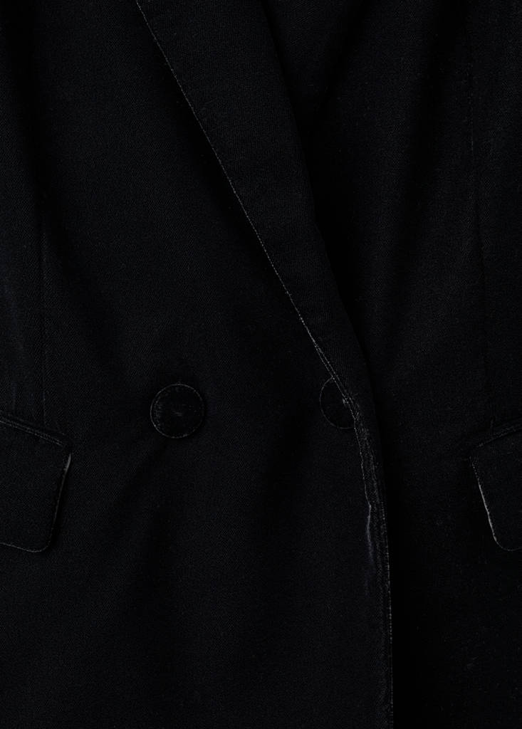 Blazer Velours Croisé