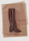 Bottes À Talon Texture