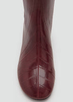 Bottes À Talon Texture