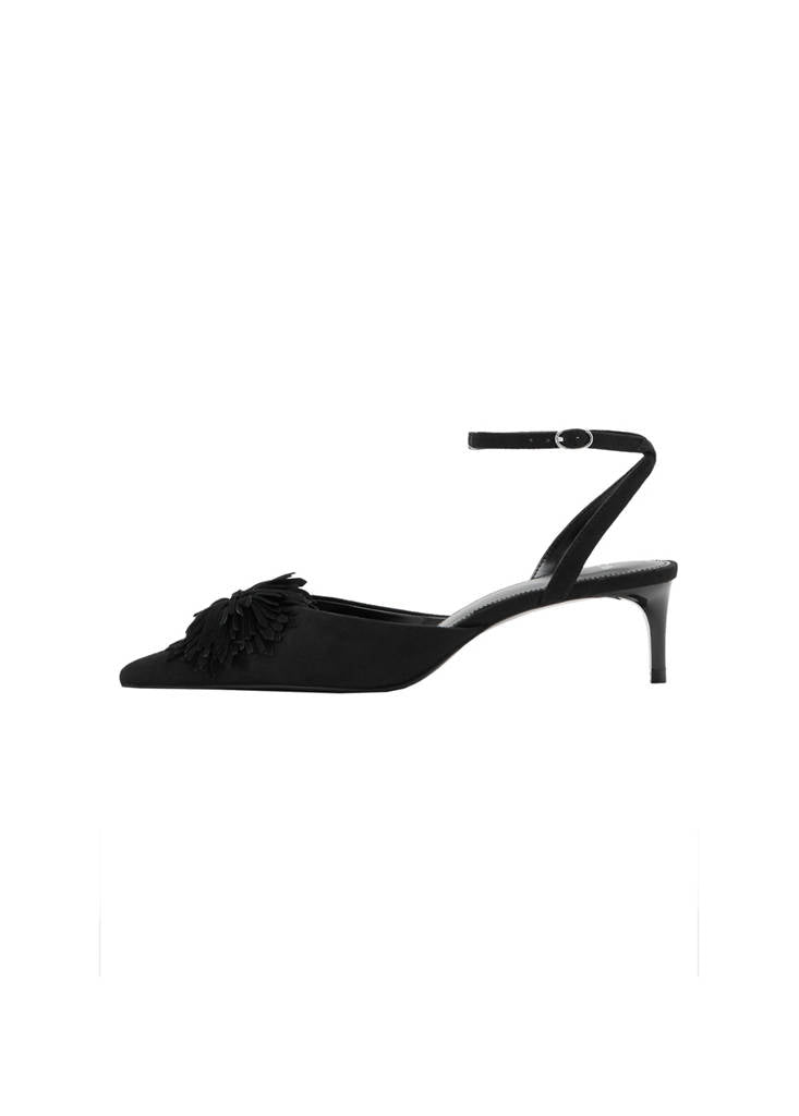 Chaussures Pompons Talon Kitten Heel