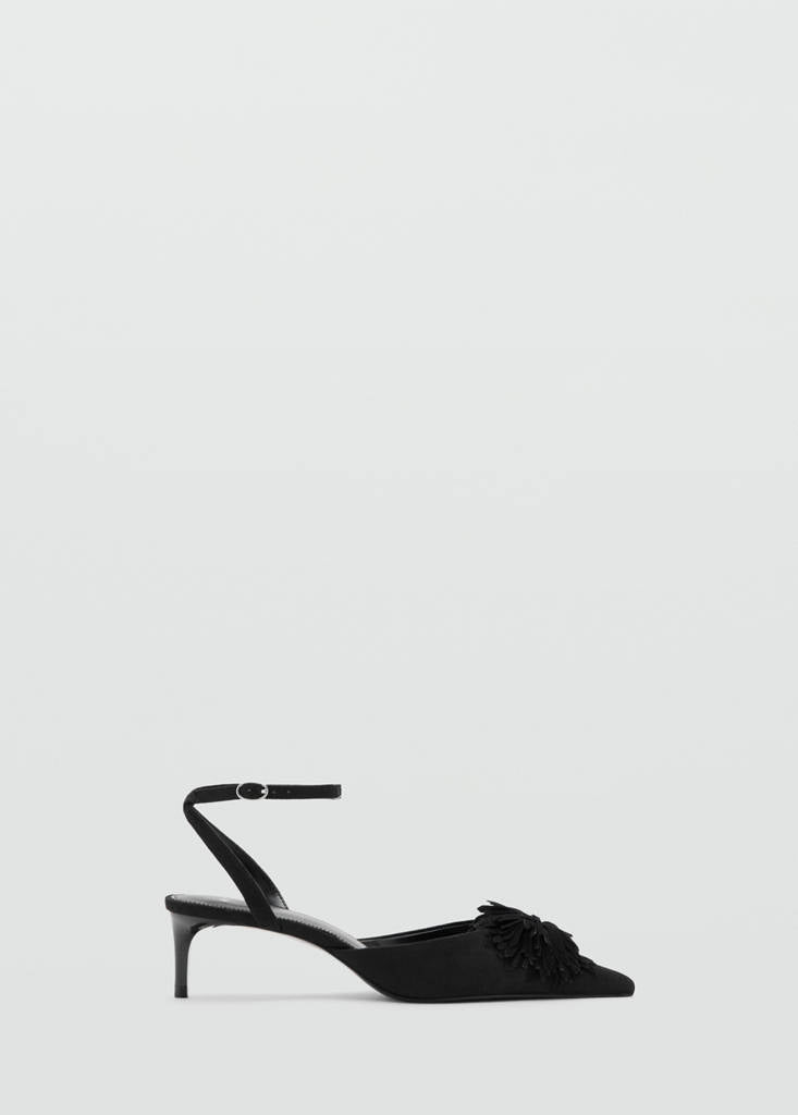 Chaussures Pompons Talon Kitten Heel