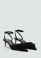 Chaussures Pompons Talon Kitten Heel