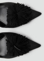 Chaussures Pompons Talon Kitten Heel