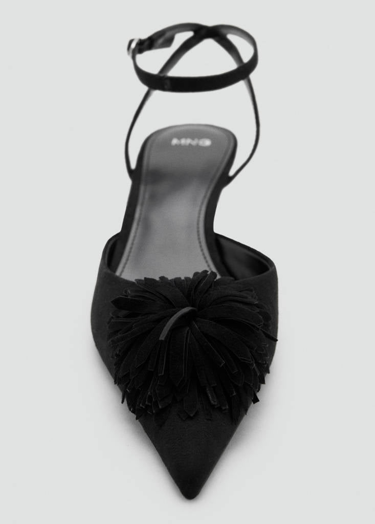 Chaussures Pompons Talon Kitten Heel