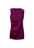 Robe Satinée Effet Froissé