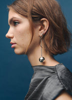 Robe Satinée Effet Froissé