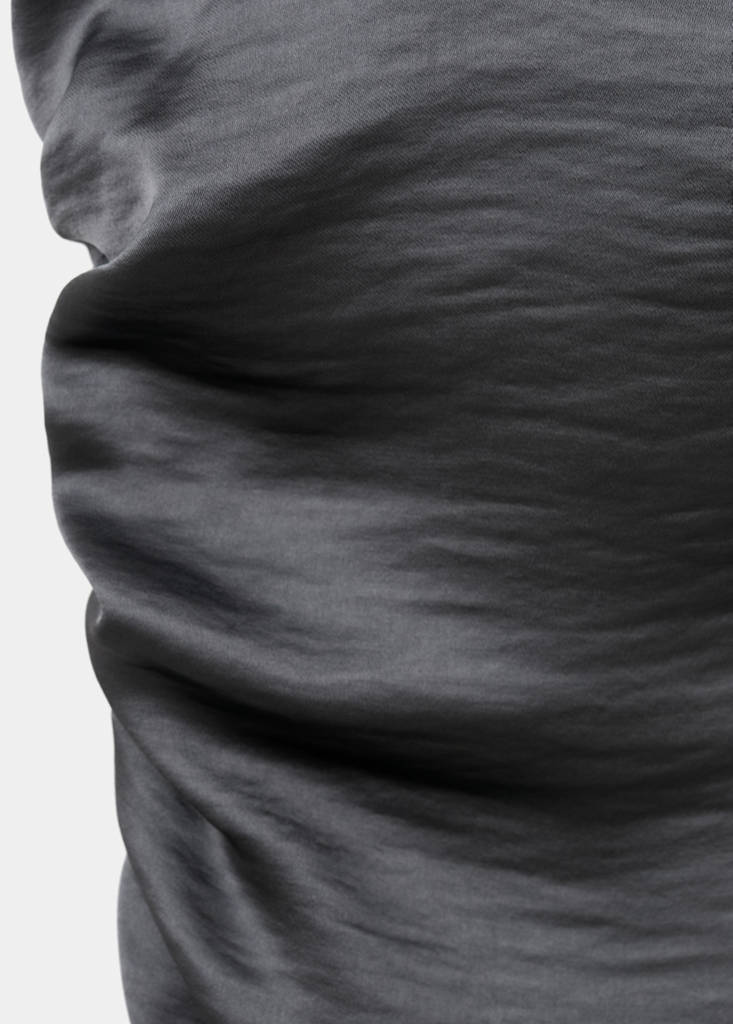 Robe Satinée Effet Froissé