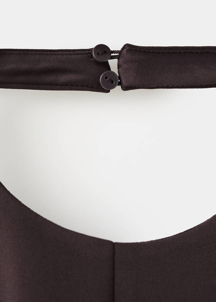 Top Péplum Col Halter
