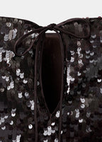 T-Shirt Paillettes Avec Manches Évasées