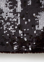 T-Shirt Paillettes Avec Manches Évasées