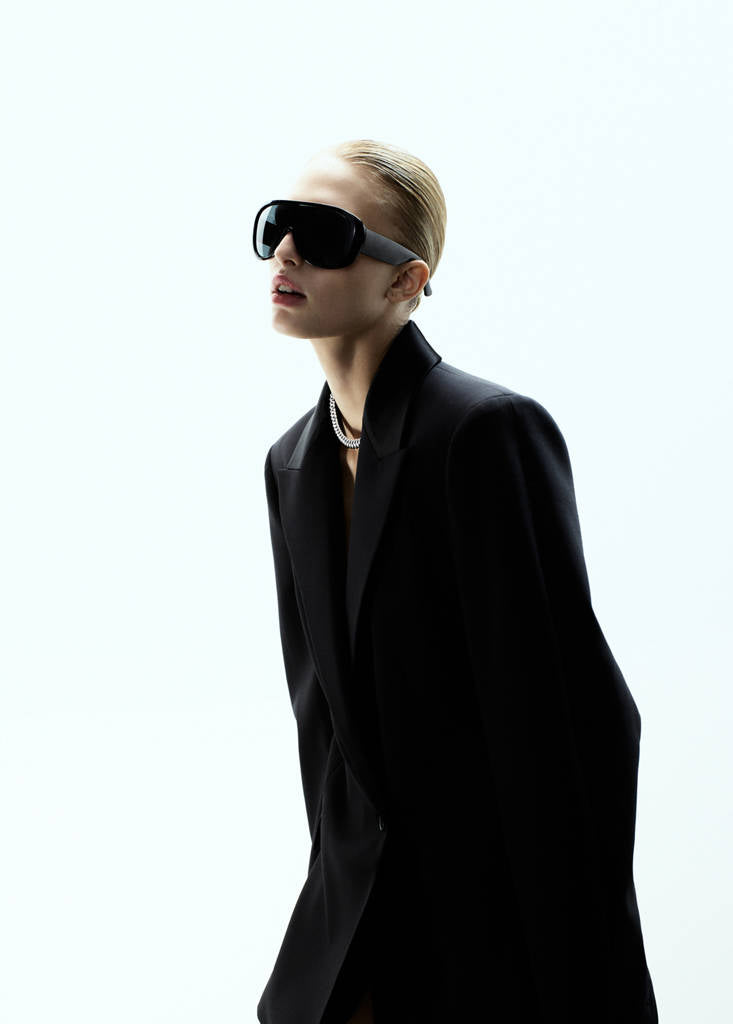 Robe Style Blazer En Laine Mélangée