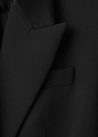 Robe Style Blazer En Laine Mélangée