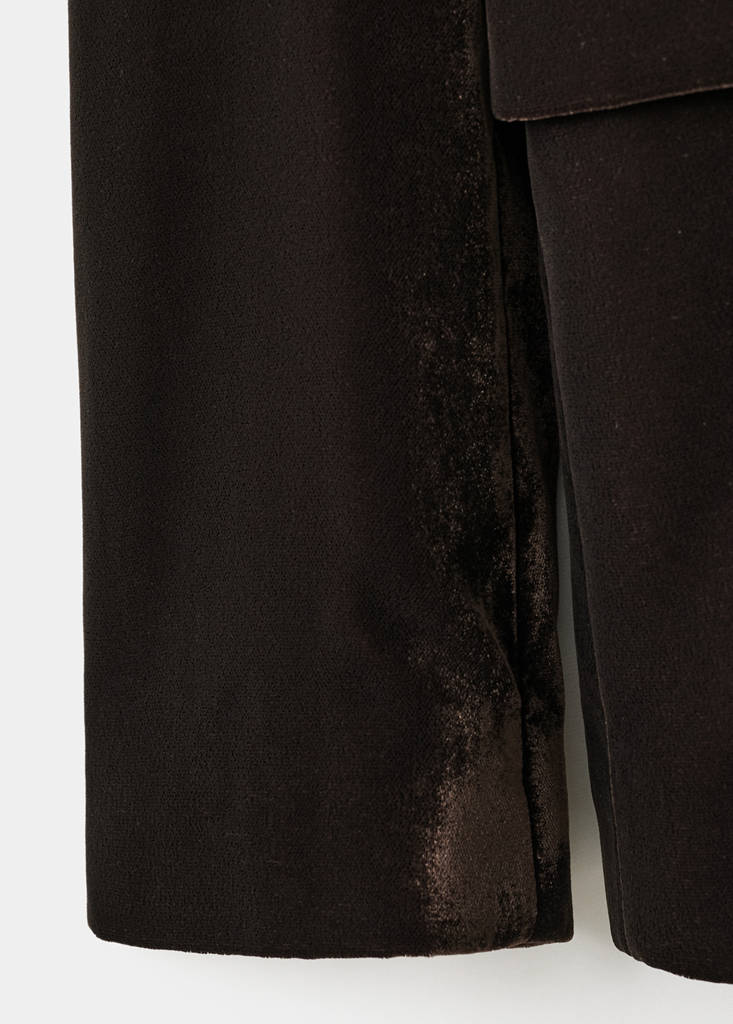 Blazer Velours Structuré