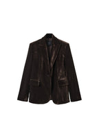 Blazer Velours Structuré