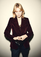 Blazer Velours Structuré