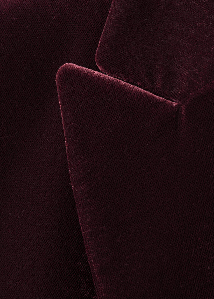 Blazer Velours Structuré