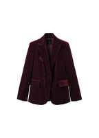 Blazer Velours Structuré