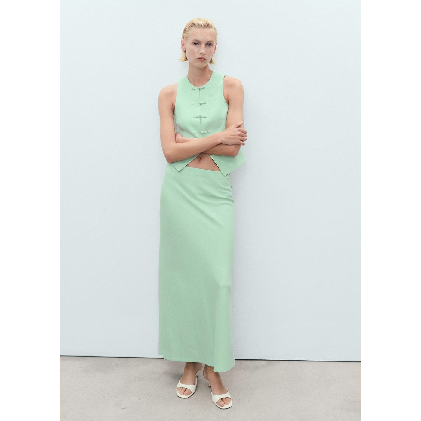 Laguna Skirt - Pastel Green
