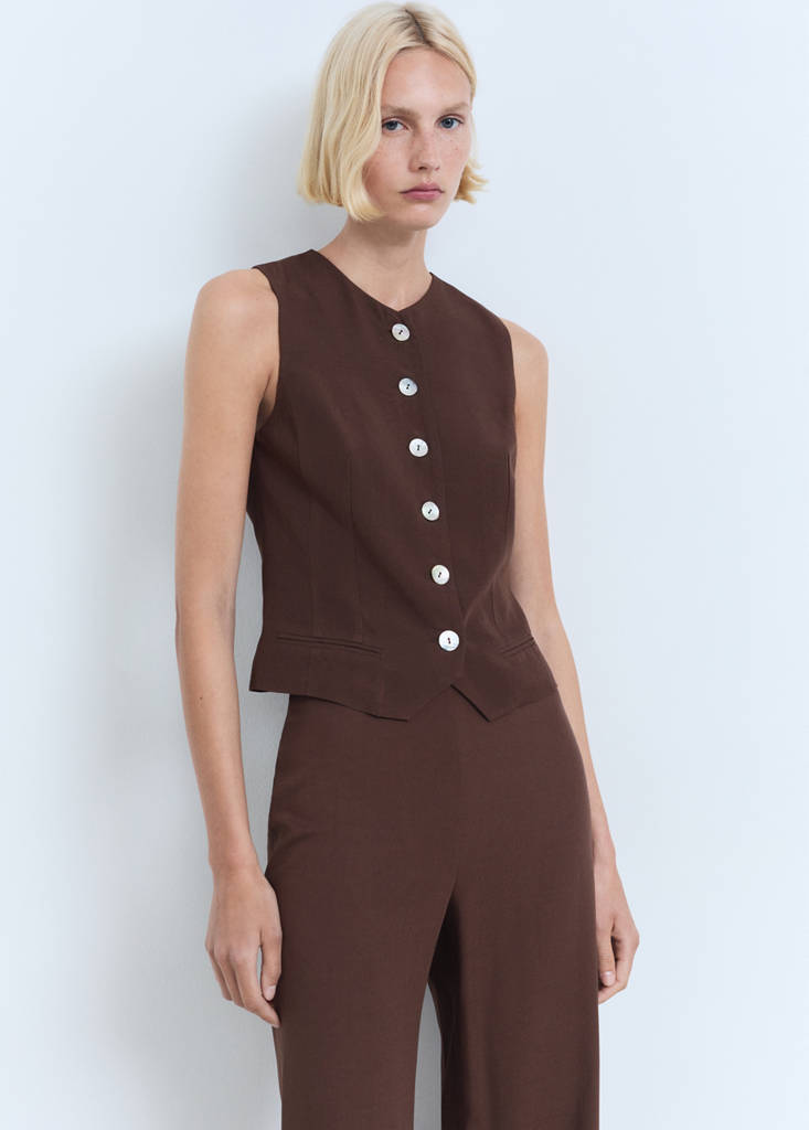 Gilet Costume Boutons