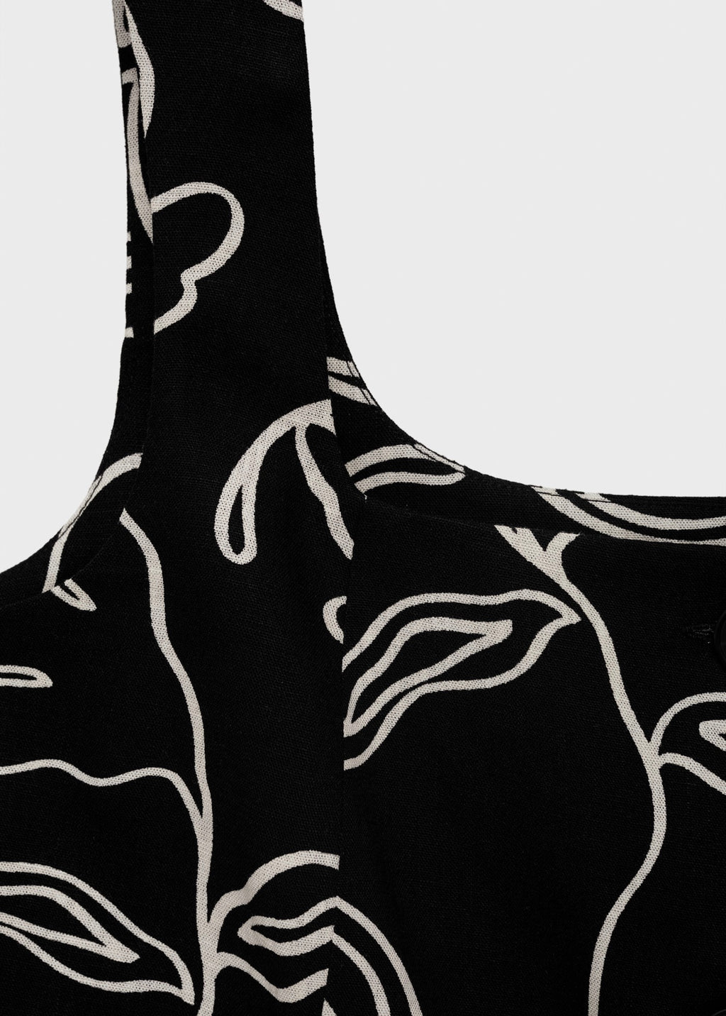 Gilet De Costume En Lin Imprimé À Fleurs
