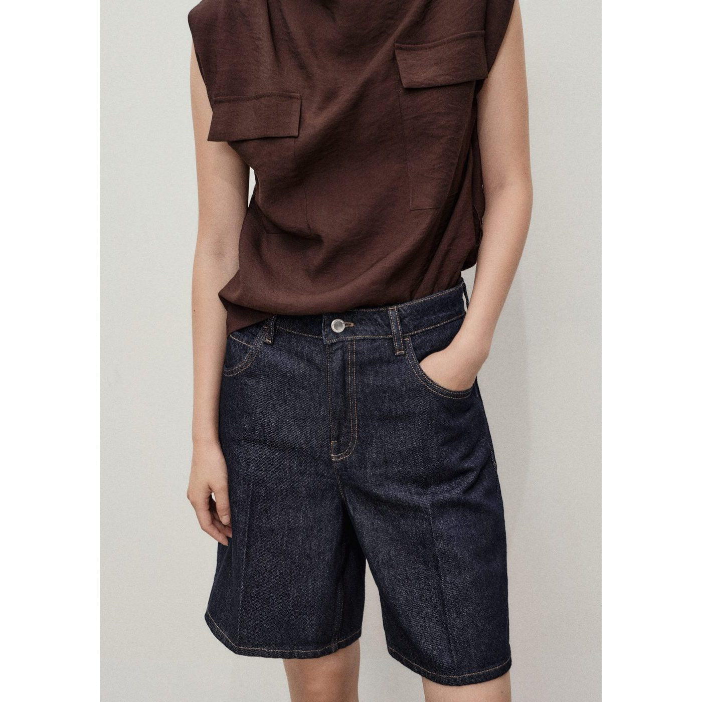 Bermuda Shorts Camilla - Open Blue