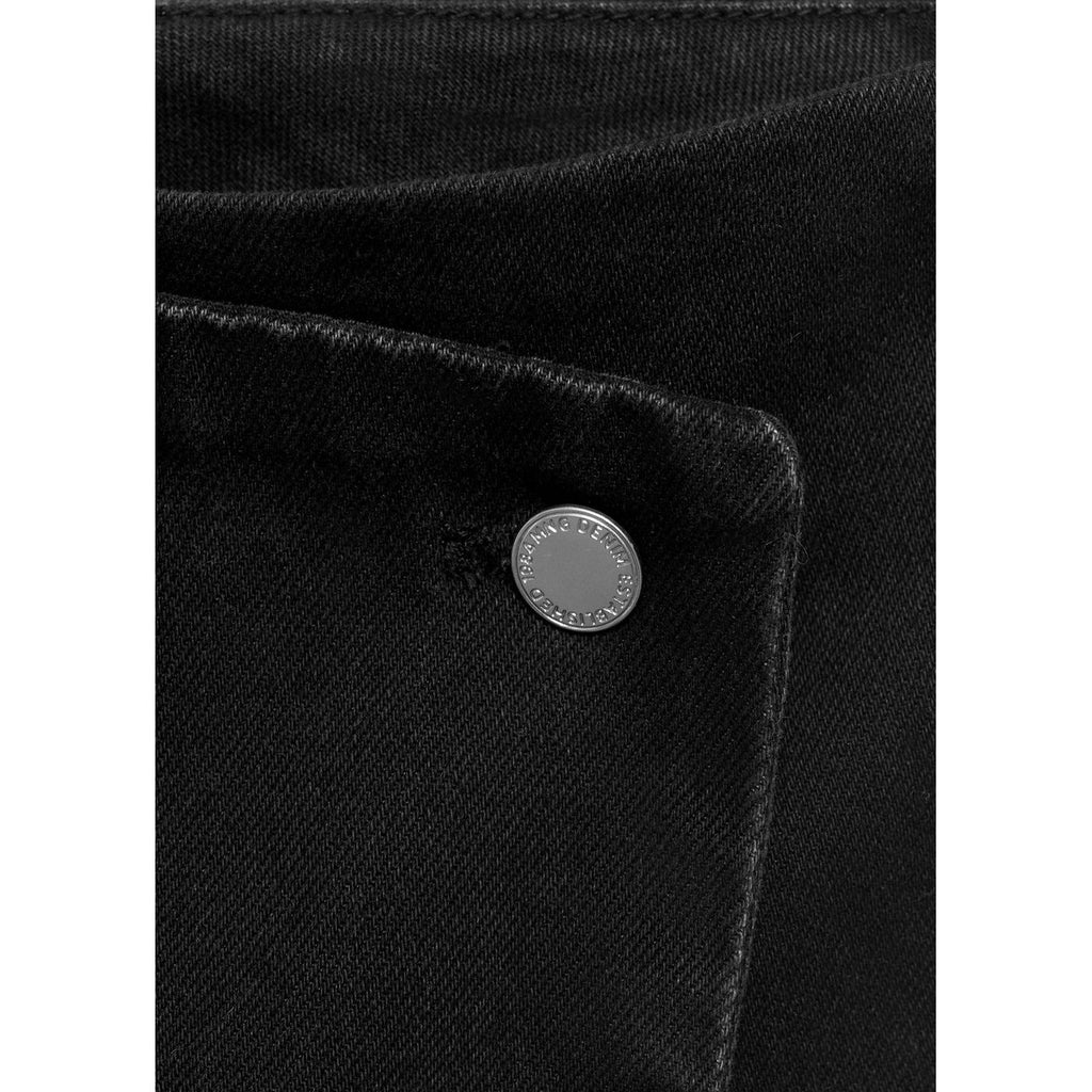 Short Skort - Black Denim
