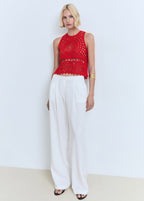 Top Maille Crochet