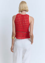 Top Maille Crochet