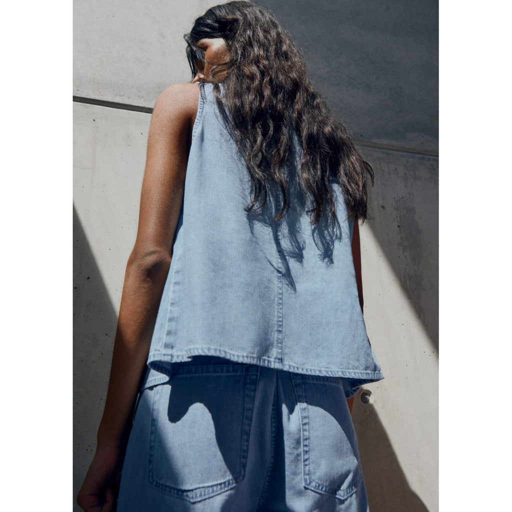 Gilet En Jean Boutons
