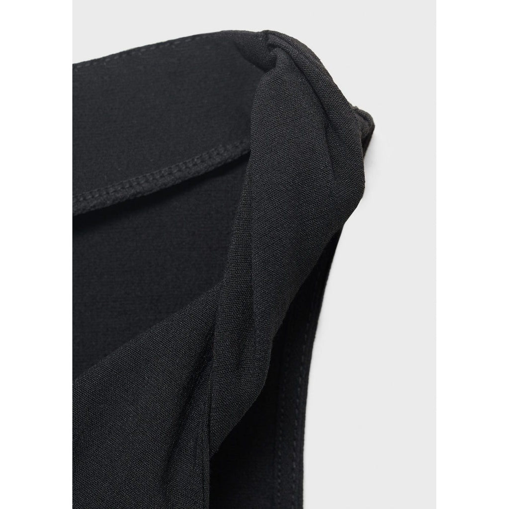 Top Asymétrique À Bretelle Drapé
