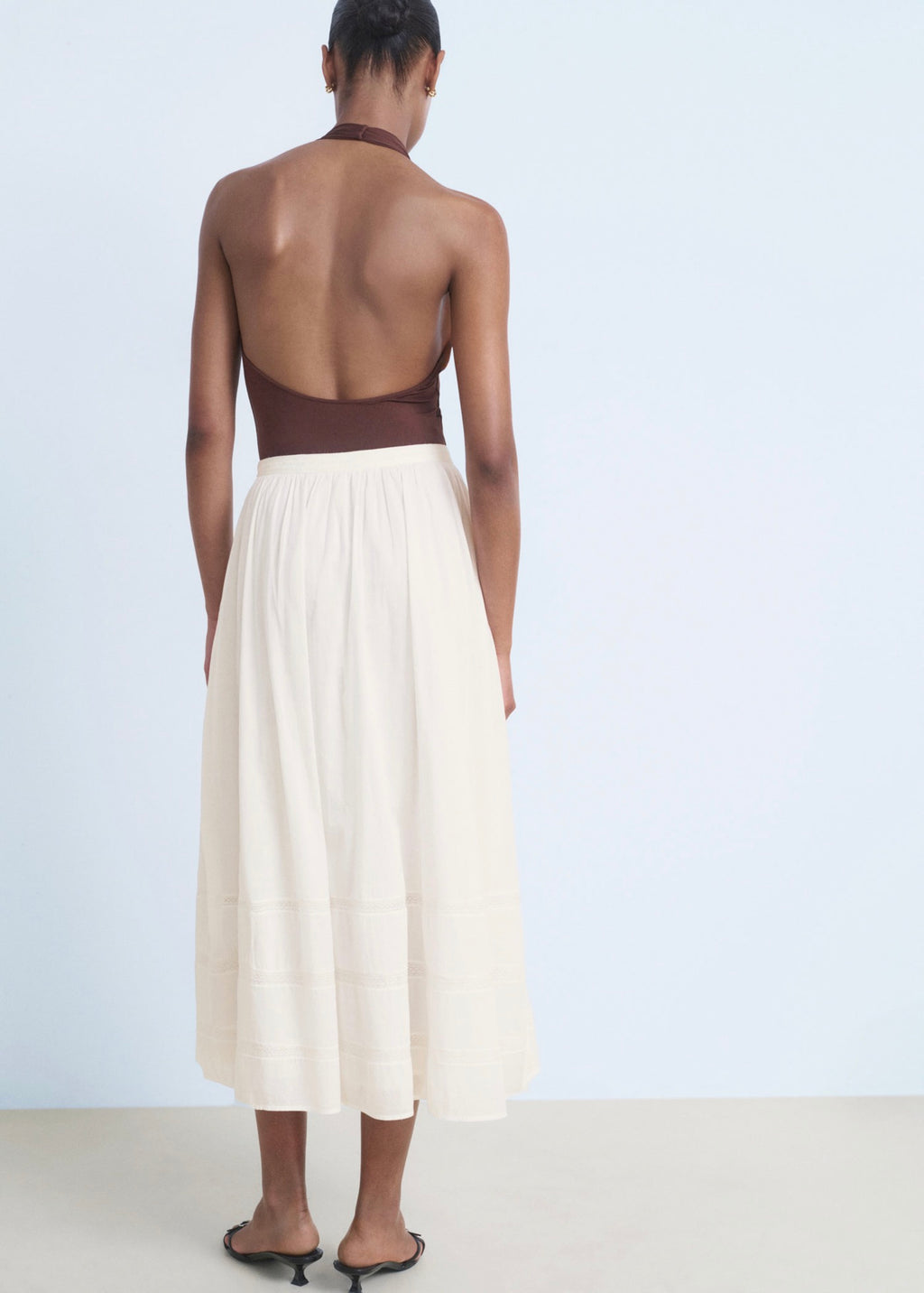 Jupe Coton Dentelle