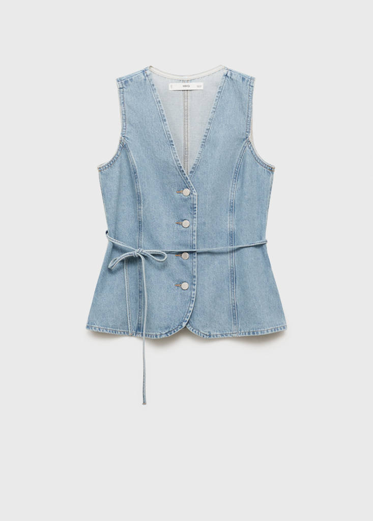 Gilet En Jean Boutons