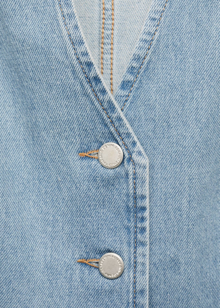 Gilet En Jean Boutons