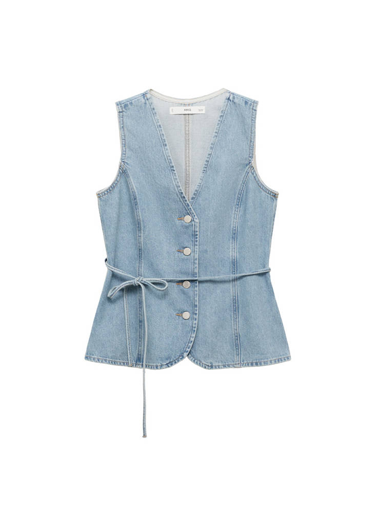 Gilet En Jean Boutons