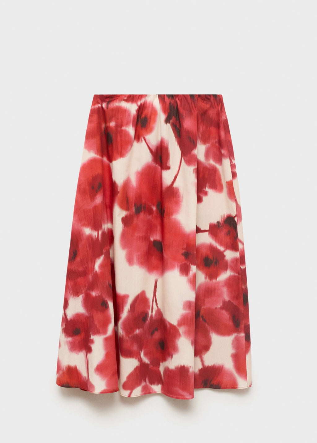 Jupe Évasée À Imprimé À Fleurs