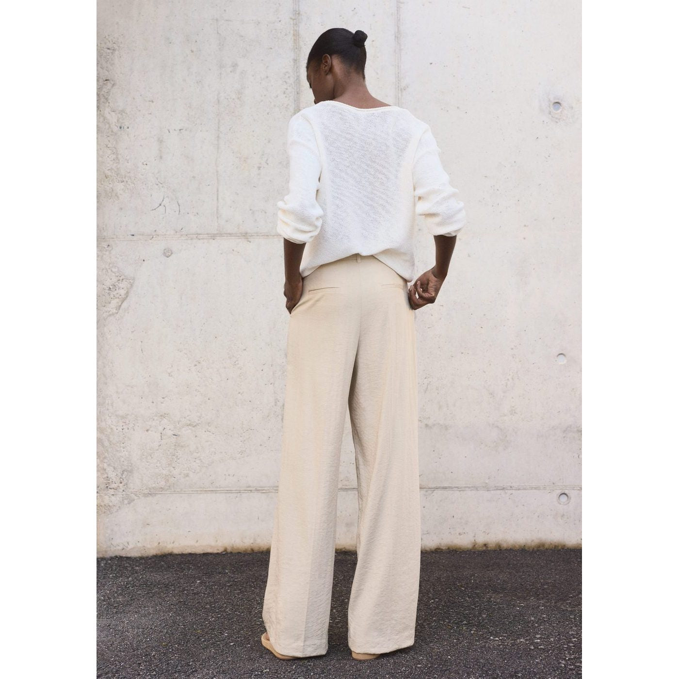 Pantalon Carla - Light/Pastel Grey